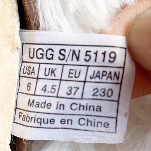 UGG AUSTRALIA BOOTS SPEEPSKIN BROWN SZ 6 - Picture 12 of 13